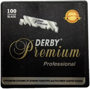 Derby Premium Żyletki do Brzytwy 500 Sztuk Połówki - Maszynki do golenia i wkłady - miniaturka - grafika 1