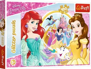 Puzzle Brokatowe Błyszczące Bella I Arielka 100 El - Puzzle - miniaturka - grafika 2