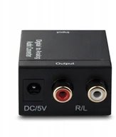 Kable - Konwerter dźwięku Coaxial Toslink - Rca Chinch Av - miniaturka - grafika 1