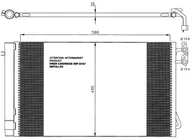Kompresory klimatyzacji - NRF Skraplacz, klimatyzacja NRF 35743 - miniaturka - grafika 1