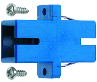 Adapter Sc simplex wielomodowy (turkusowy) - Pigtaile światłowodowe - miniaturka - grafika 1
