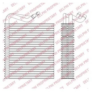 DELPHI Parownik, klimatyzacja TSP0525202 - Akcesoria do klimatyzacji i ogrzewania - miniaturka - grafika 1
