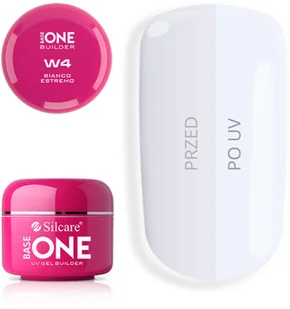 Silcare Base One Żel UV Bianco W4 Estremo 30 g - Żele do paznokci - miniaturka - grafika 1