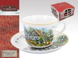 Carmani Filiżanka Village Life - WIEJSKA ZAGRODA - 400ml - Filiżanki - miniaturka - grafika 1