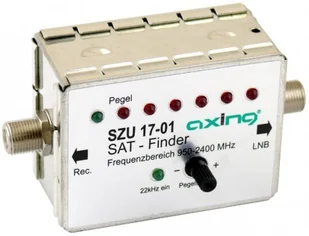 Axing Miernik sygnału sat satfinder SZU 17-01 diodowy - Akcesoria TV-SAT - miniaturka - grafika 1