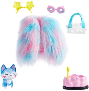 Mattel zestaw Barbie Extra Husky HDJ38 - Lalki dla dziewczynek - miniaturka - grafika 1