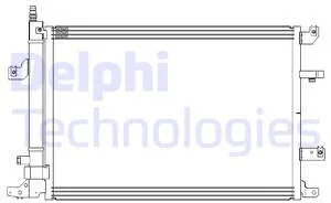 DELPHI Skraplacz, klimatyzacja CF20316 CF20316 - Akcesoria do klimatyzacji i ogrzewania - miniaturka - grafika 1