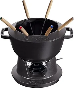Staub ZWILLING Fondue Set Czarny 20 cm 14002023 - Zestawy do fondue - miniaturka - grafika 1