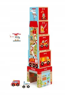 Scratch Piramida Edukacyjna Pojazdy - Układanki dla dzieci - miniaturka - grafika 1