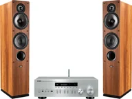 Zestawy stereo - Yamaha R-N402D srebrny) + Tesi 561 orzech) - miniaturka - grafika 1