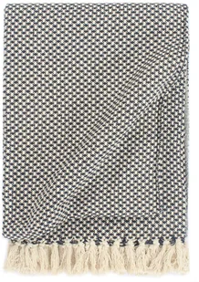 vidaXL Bawełniana narzuta, 160 x 210 cm, granatowa - Narzuty - miniaturka - grafika 1