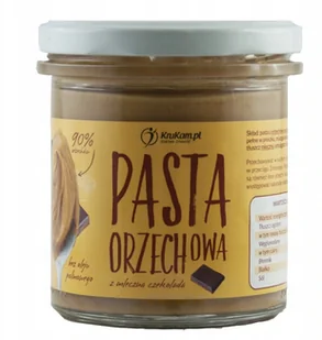 KruKam - Pasta orzechowa z mleczną czek HAN07192 - Słodkie kremy i masła - miniaturka - grafika 1