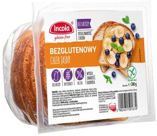 Incola Incola Chleb jasny bezglutenowy 200 g () 133353 - Chleb - miniaturka - grafika 1