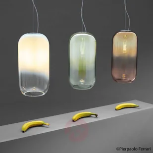 Artemide Gople Mini lampa wisząca niebieska - Lampy sufitowe - miniaturka - grafika 3