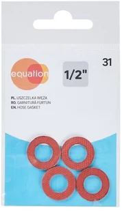 EQUATION Uszczelka płaska do węża 1/2" fibra EQUATION - Uszczelnienia - miniaturka - grafika 1