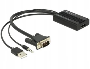 Delock Adapter VGA/USB/3.5 mm audio - HDMI - Kable komputerowe i do monitorów - miniaturka - grafika 3