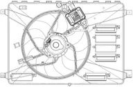 Części motocyklowe - NRF Wentylator, chłodzenie silnika NRF 47627 47627 - miniaturka - grafika 1