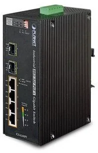 Planet IGS-624HPT Switch przemysłowy 4xGE PoE 2xSFP - Pozostałe akcesoria sieciowe - miniaturka - grafika 1
