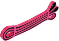 Gumy, taśmy, ekspandery - HMS Guma do ćwiczeń GU06 różowo-czarna 13 x 5 x 2250 mm - - miniaturka - grafika 1