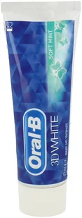 Oral-B 3D White Pasta Do Zębów Soft Mint 75ml - Pasty do zębów - miniaturka - grafika 1