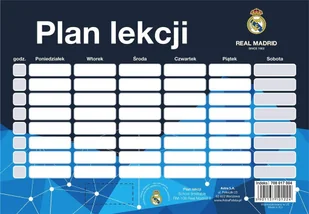 Astra Plan lekcji RM-108 Real Madrid 3 (25szt) - Szkolne artykuły papiernicze - miniaturka - grafika 2