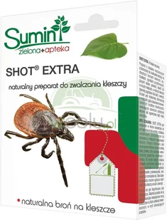 Sumin SHOT EXTRA 50ML PREPARAT DO ZWALCZANIA KLESZCZY - Preparaty na chwasty i szkodniki - miniaturka - grafika 1