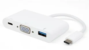 Vivanco Adapter Adapter USB-C USB-C/USB3.1/VGA 34294 - Złącza, przejściówki, adaptery - miniaturka - grafika 2