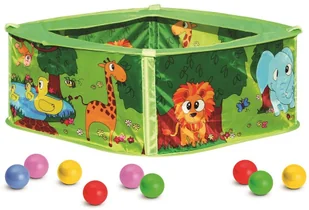 Bino Suchy basen z piłkami kolorowymi 50szt. 88309 - Suche baseny - miniaturka - grafika 1