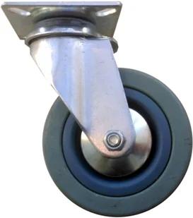 Koło 100 mm SZARE 70 KG SKRĘTNE kółka koła europa - Kółka i bloczki - miniaturka - grafika 6