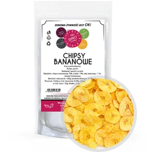 Chipsy Bananowe Banany suszone - 1kg - Bakalie - miniaturka - grafika 1