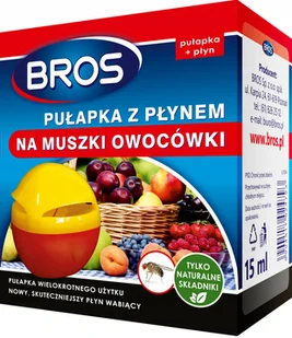 Bros pułapka na muszki owocówki z płynem Bro000020 - Zwalczanie i odstraszanie szkodników - miniaturka - grafika 1