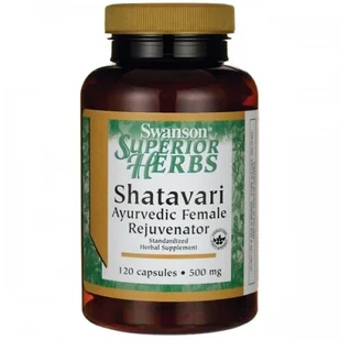 SWANSON Shatavari 500mg - (120 kap) - Witaminy i minerały - miniaturka - grafika 1