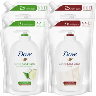 Dove Nawilżające Mydło w płynie Zapas 4 x 500ml - Mydła - miniaturka - grafika 1