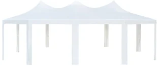 vidaXL Altana, 834 x 448 x 320 cm, 160 g/m, biała - Pawilony ogrodowe - miniaturka - grafika 4