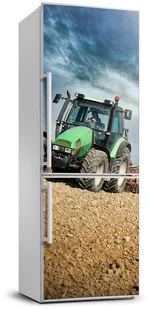 Tapeta na lodówkę na wymiar Pojazdy Traktor - Naklejki na drzwi i meble - miniaturka - grafika 1