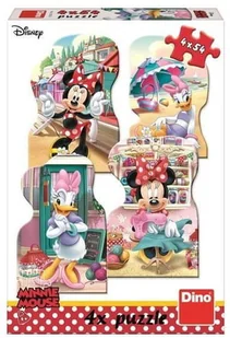 Dino puzzle Minnie i Daisy w lecie 4x 54 elementy - Puzzle - miniaturka - grafika 1