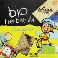 Zdrowa żywność - Bio Ania HERBATNIKI PROSTOKĄTNE BIO 100 g bioplanet-7864 - miniaturka - grafika 1
