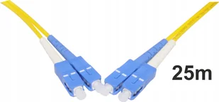 Patchcord Sc/pc-sc/pc Sm dx 2.8mm G652D 25m - Pigtaile światłowodowe - miniaturka - grafika 1