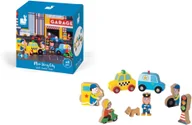 Figurki dla dzieci - Janod MIASTO drewniane figurki 8 el. Story J08512 - miniaturka - grafika 1