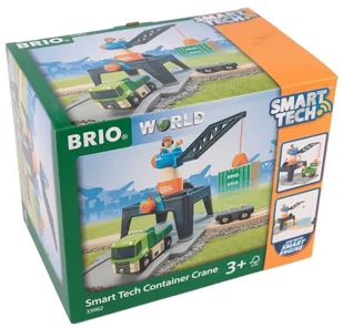 BRIO World 33962 Żuraw Smart Tech - Pociągi dla dzieci - miniaturka - grafika 2