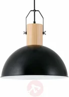 Lampy sufitowe - Lorefar Faro) Czarna metalowa lampa wisząca Margot - miniaturka - grafika 1
