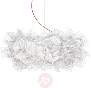 Slamp Clizia Pixel lampa wisząca, czerwony, 53 cm - Lampy sufitowe - miniaturka - grafika 1