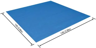 Bestway Mata pod basen Flowclear, 396 x 396 cm vidaXL - Akcesoria do basenów - miniaturka - grafika 6