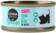 Mokra karma dla kotów - Cosma Nature Kitten dla kociąt 6 x 70 g Tuńczyk z aloesem - miniaturka - grafika 1