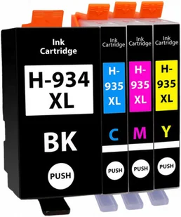 HP 4x Tusz Do HP 934XL 935XL 55/18ml CMYK - Tusze zamienniki - miniaturka - grafika 1
