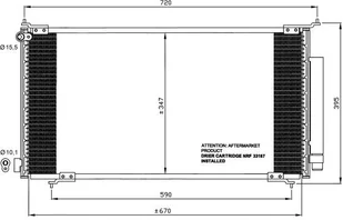 NRF Skraplacz, klimatyzacja NRF 35561 - Kompresory klimatyzacji - miniaturka - grafika 1
