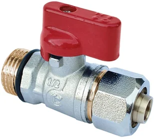 CALIDO Zawór kulowy MINI 1/2" x 16 mm DO PEX CALIDO - Zawory i kraniki - miniaturka - grafika 1