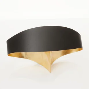 Selene Czarno-złota designerska lampa ścienna Scudo LED - Lampy ścienne - miniaturka - grafika 3