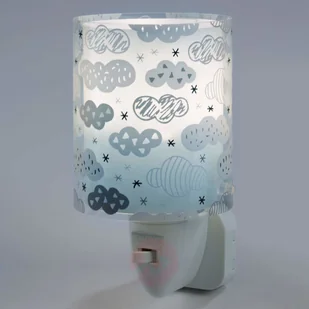 Dalber Niebieska lampka nocna LED Clouds do gniazdka - Lampy ścienne - miniaturka - grafika 1