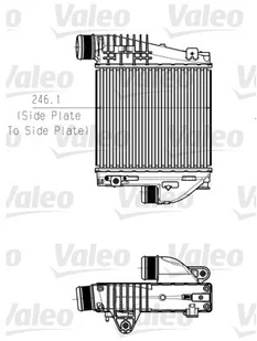 VALEO Chłodnica powietrza doładowującego 818290 - Chłodnice - miniaturka - grafika 1
